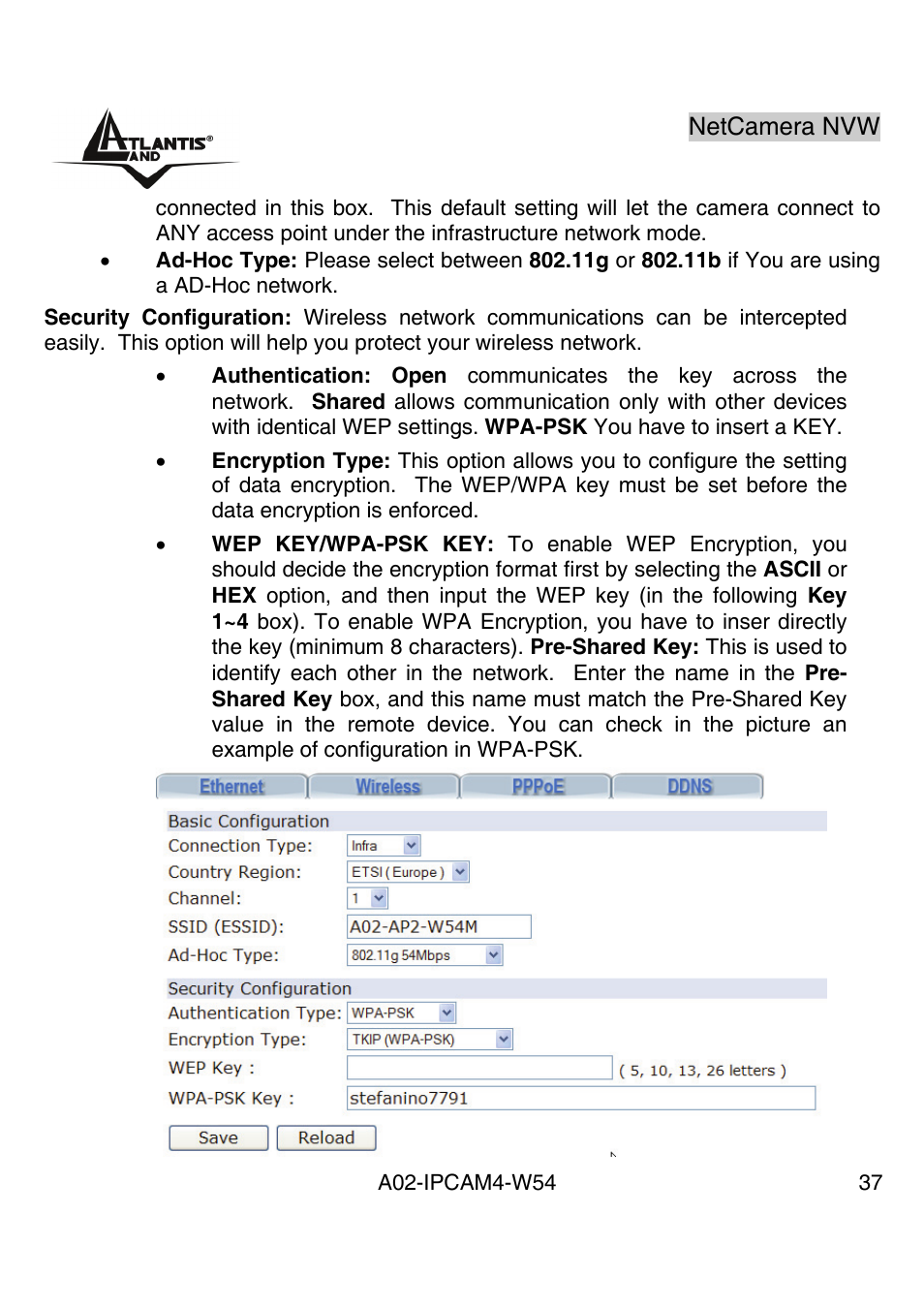 Atlantis Land A02-IPCAM4-W54 User Manual | Page 36 / 85