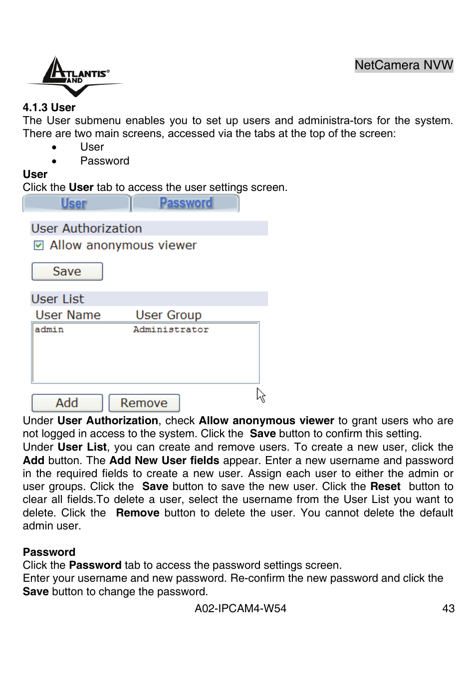 Atlantis Land A02-IPCAM4-W54 User Manual | Page 42 / 85