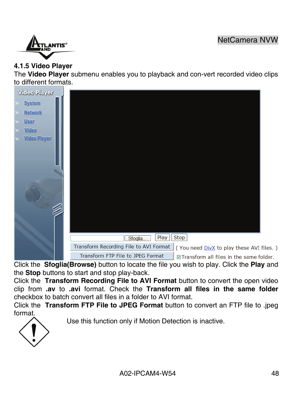 Atlantis Land A02-IPCAM4-W54 User Manual | Page 47 / 85
