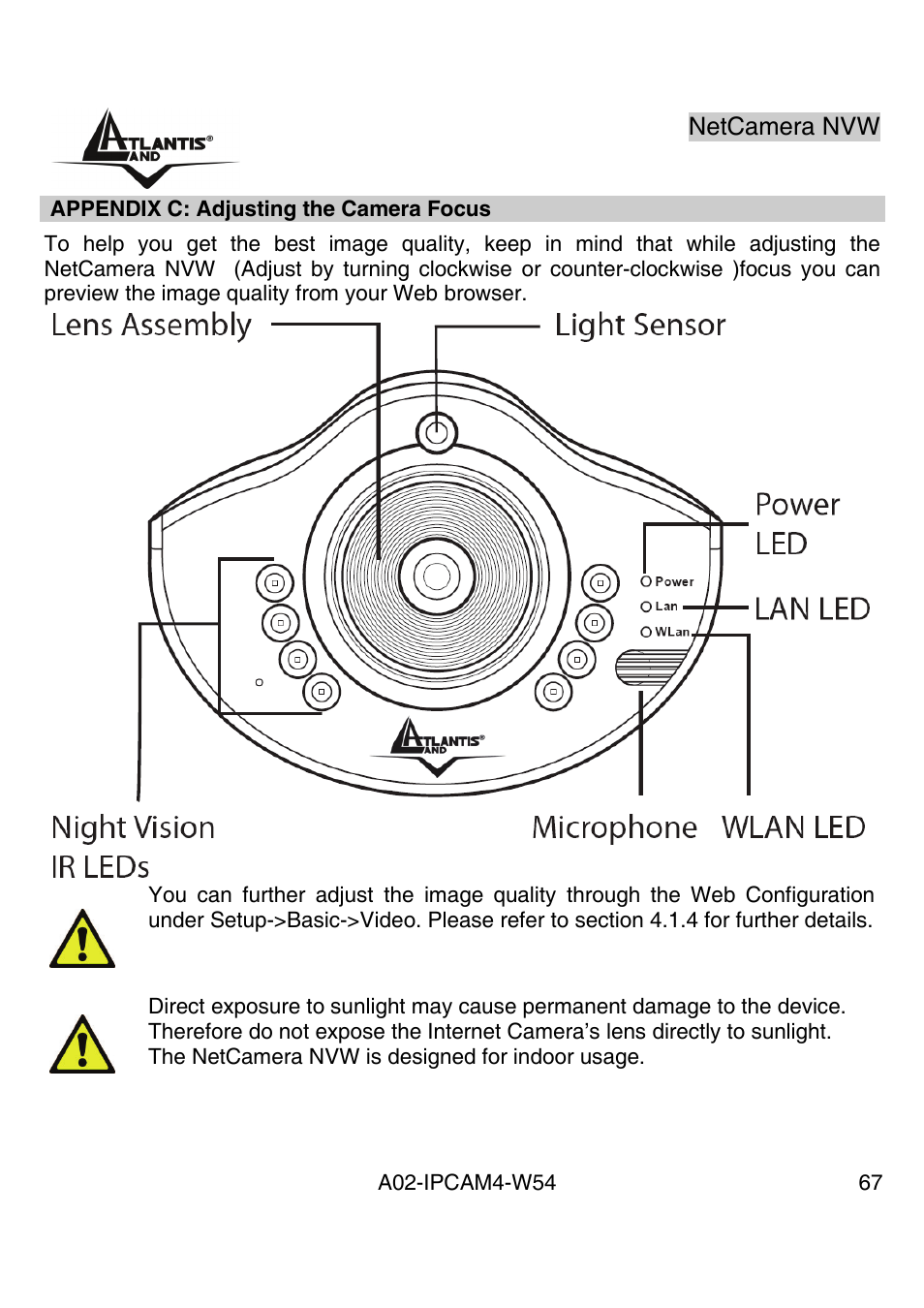 Atlantis Land A02-IPCAM4-W54 User Manual | Page 66 / 85