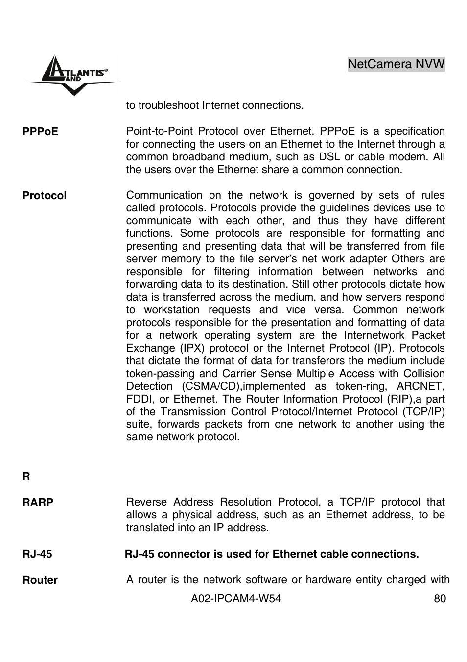 Atlantis Land A02-IPCAM4-W54 User Manual | Page 79 / 85