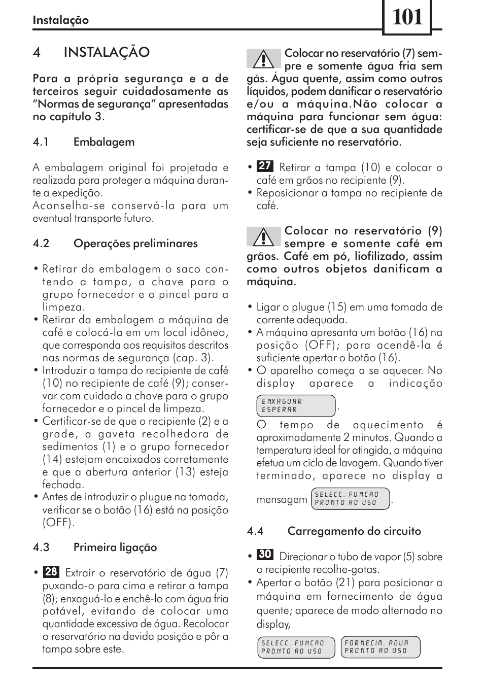 4instalação | Philips 741453007 User Manual | Page 101 / 132