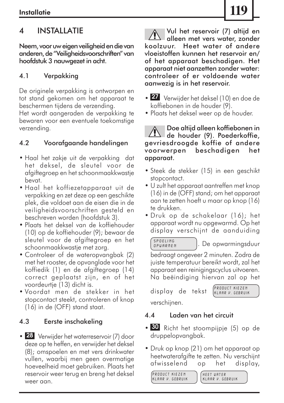 4installatie | Philips 741453007 User Manual | Page 119 / 132