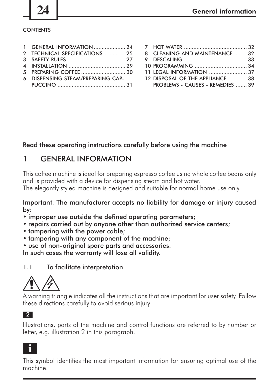 1general information | Philips 741453007 User Manual | Page 24 / 132