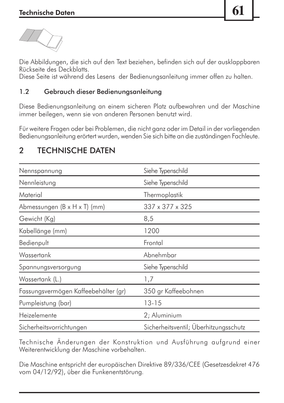 2technische daten | Philips 741453007 User Manual | Page 61 / 132