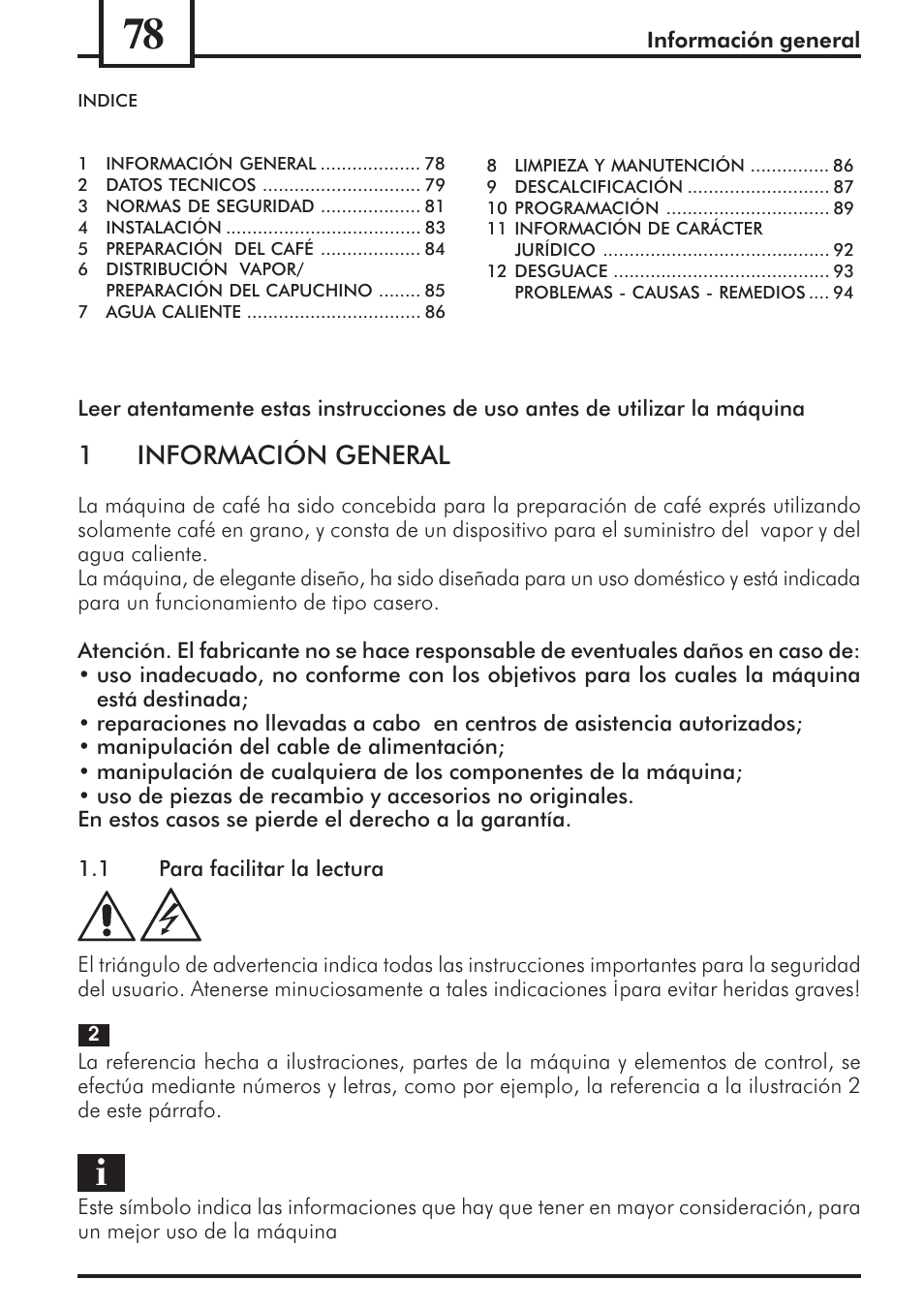 1información general | Philips 741453007 User Manual | Page 78 / 132