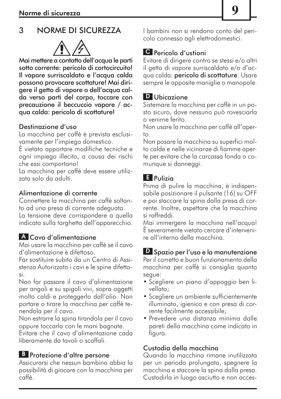 3norme di sicurezza | Philips 741453007 User Manual | Page 9 / 132