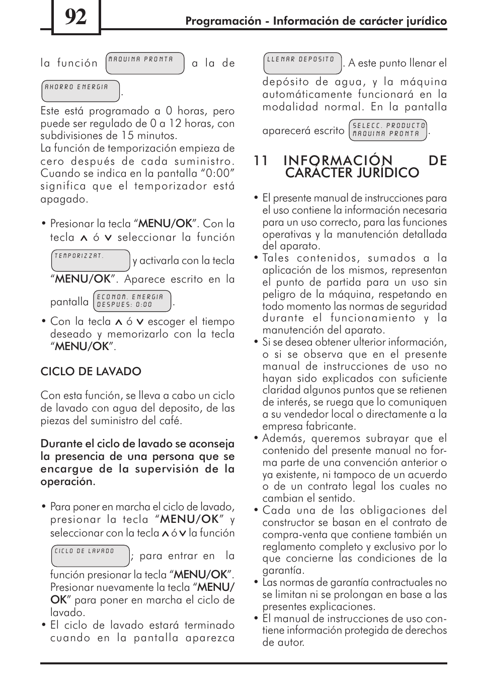 11 información de carácter jurídico | Philips 741453007 User Manual | Page 92 / 132