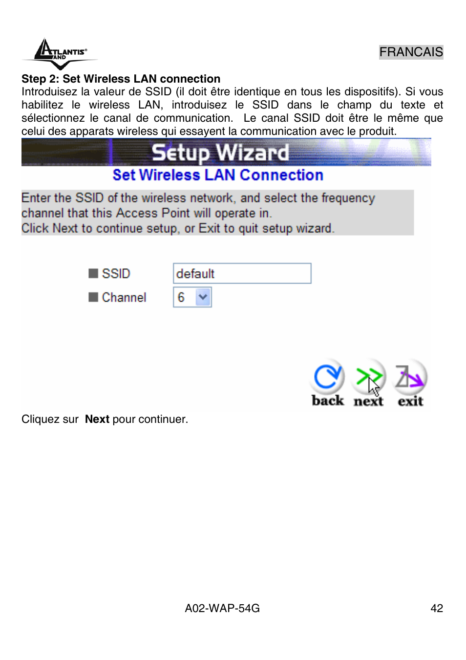 Atlantis Land A02-WAP-54G User Manual | Page 42 / 49