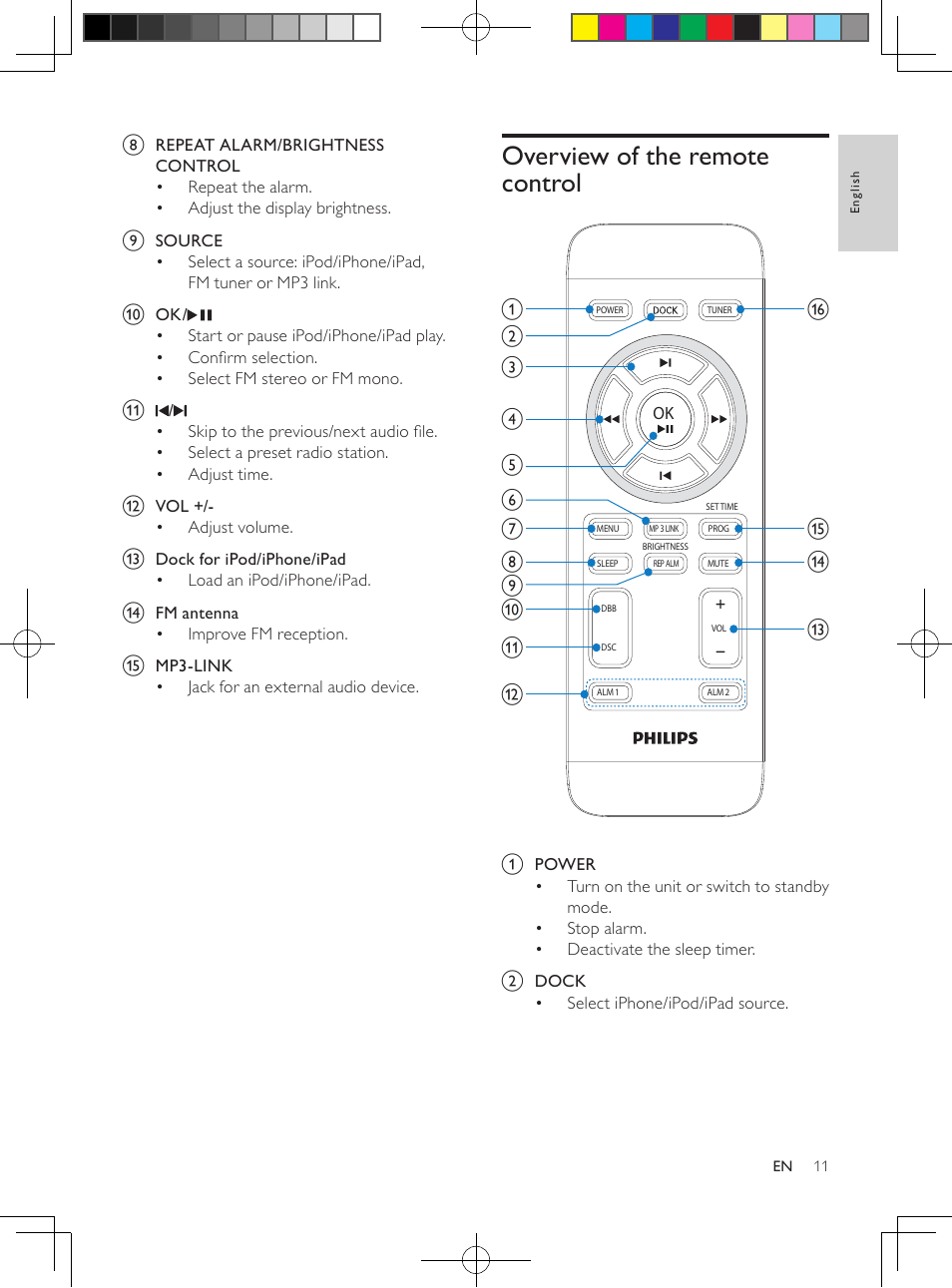 Philips DC291-37 User Manual | Page 11 / 21