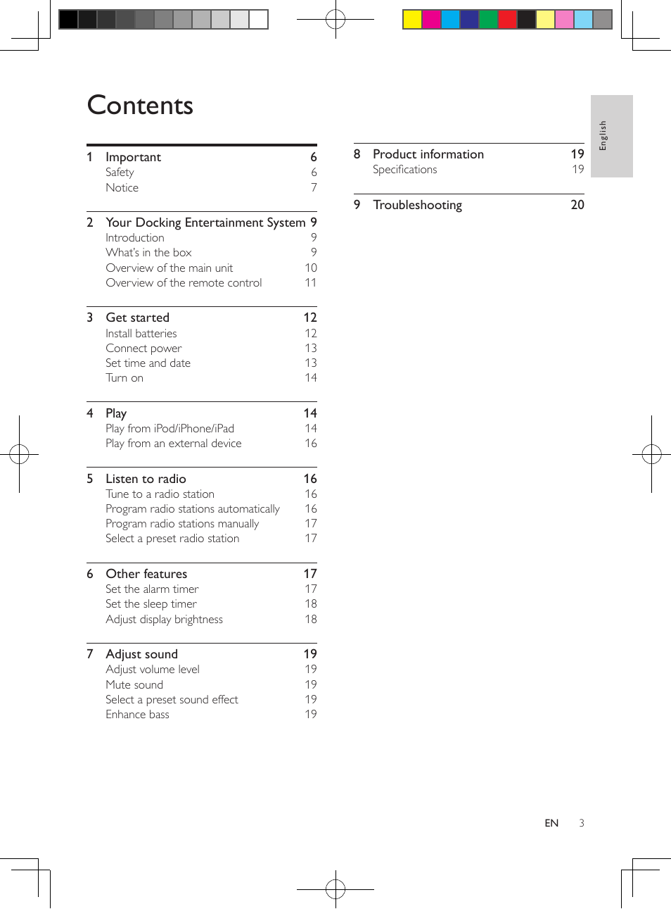 Philips DC291-37 User Manual | Page 3 / 21
