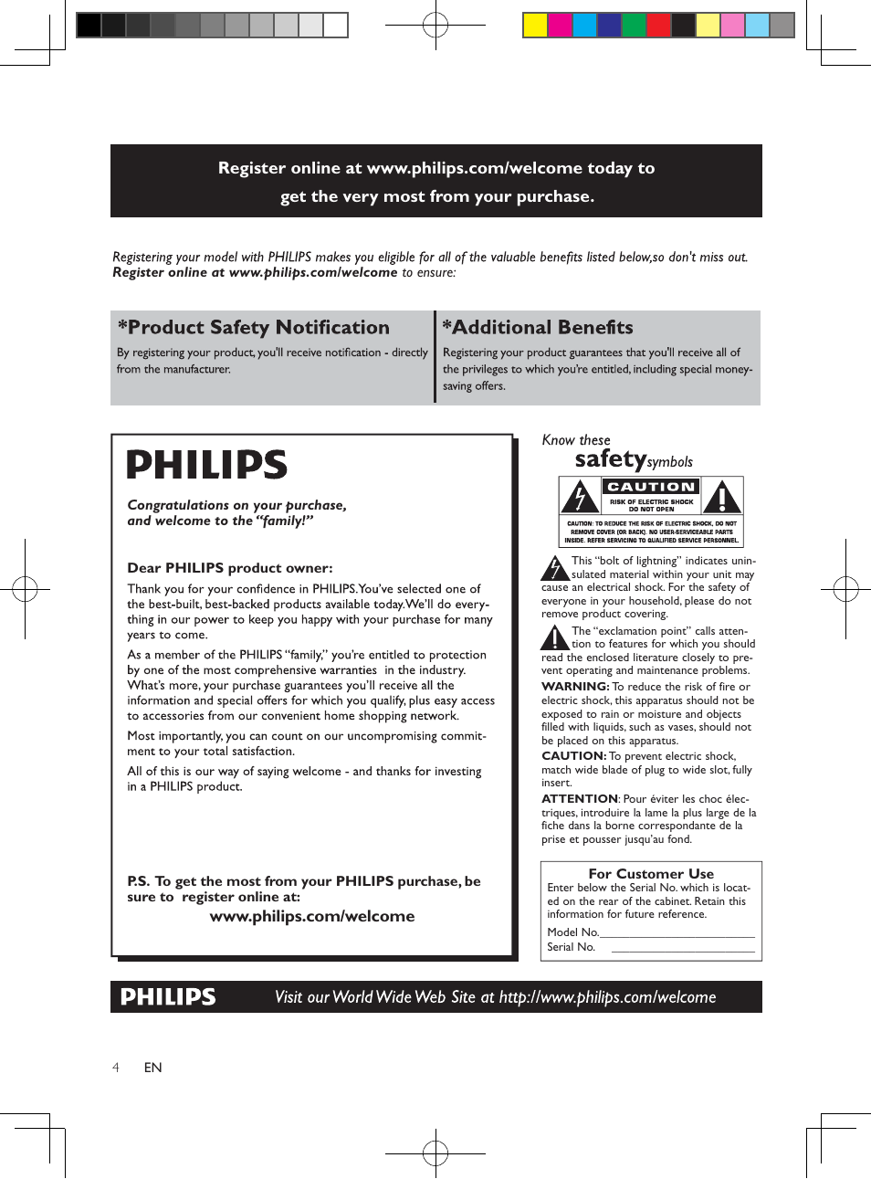 Philips DC291-37 User Manual | Page 4 / 21