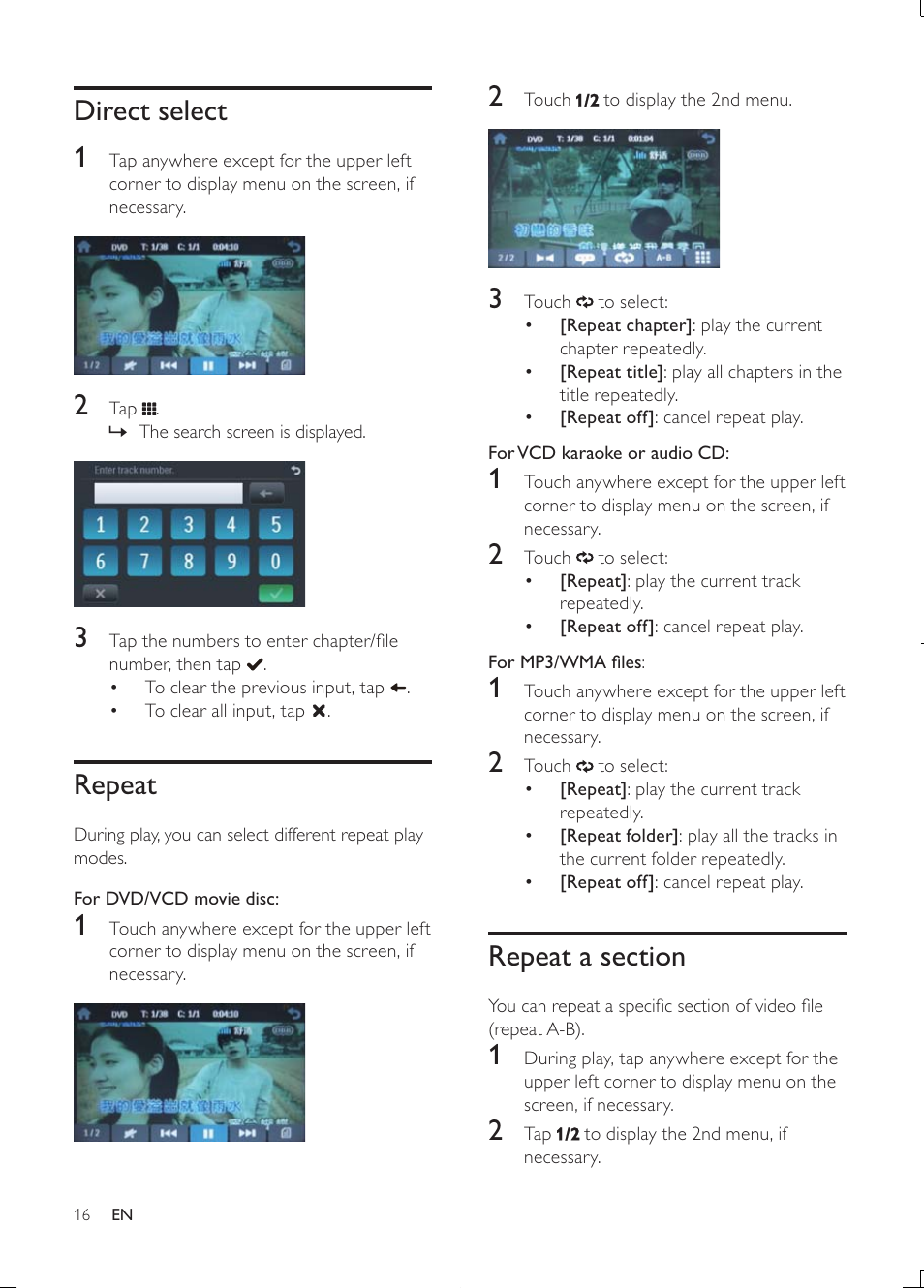 Philips Car infotainment system CID3610 6.5" touch screen navigation Bluetooth User Manual | Page 15 / 35