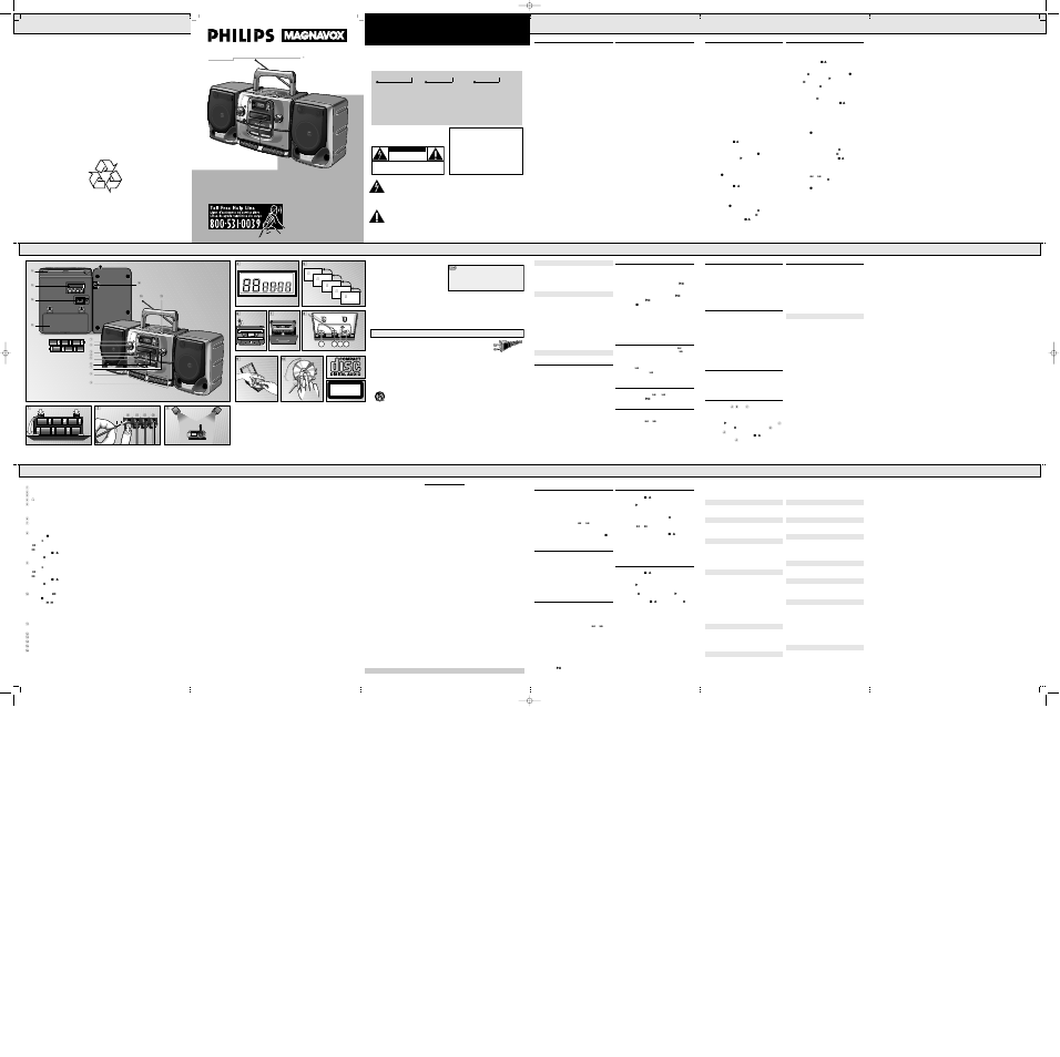 Philips AZ2700-17 User Manual | 2 pages