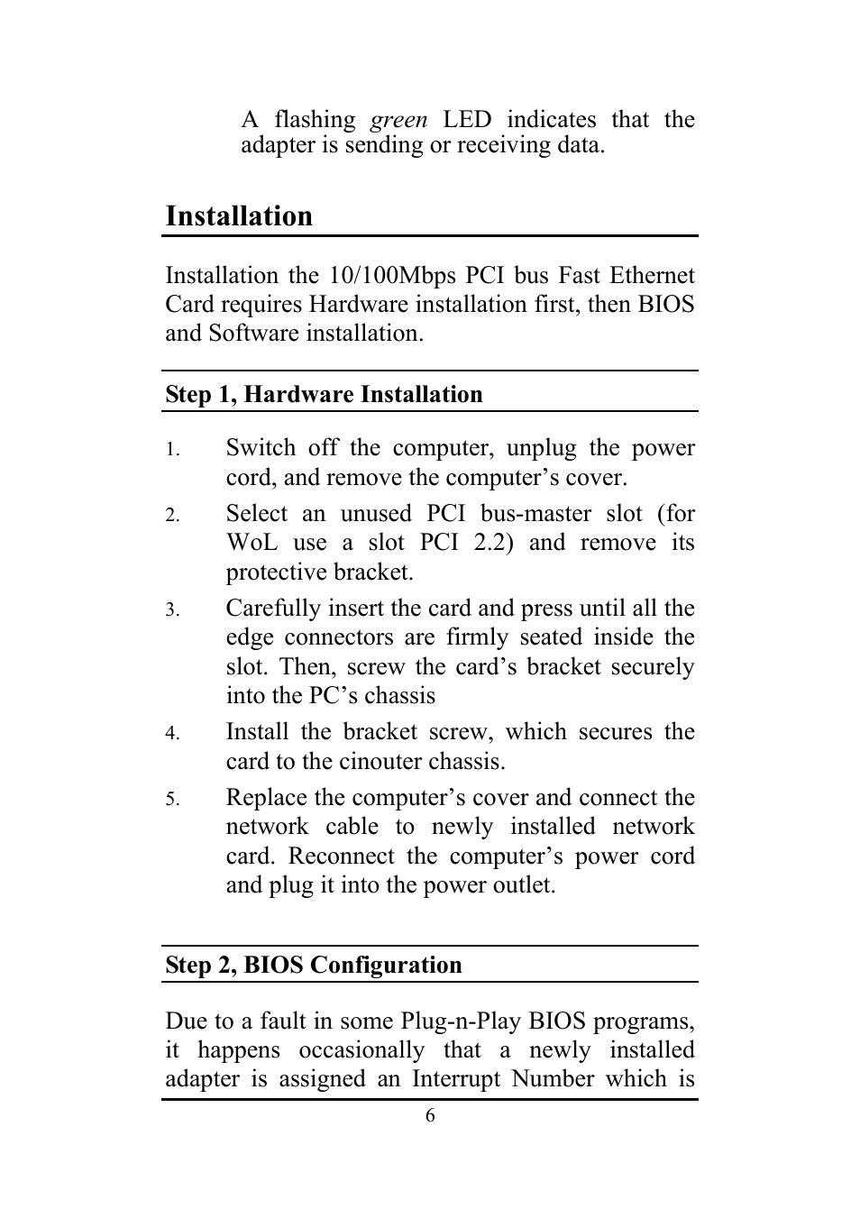 Installation | Atlantis Land A02-S32-S/M2 User Manual | Page 6 / 9
