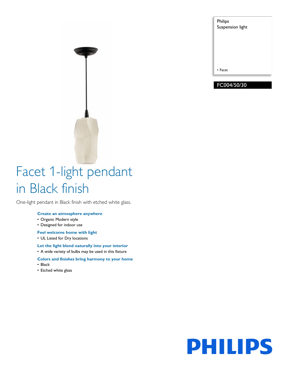 Philips FC0045030 User Manual | 2 pages