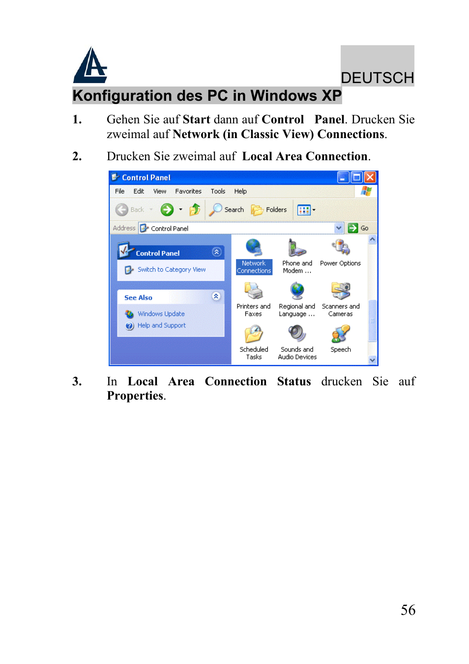 Atlantis Land WIRELESS ROUTER ADSL A02-RA210-W54 User Manual | Page 56 / 64