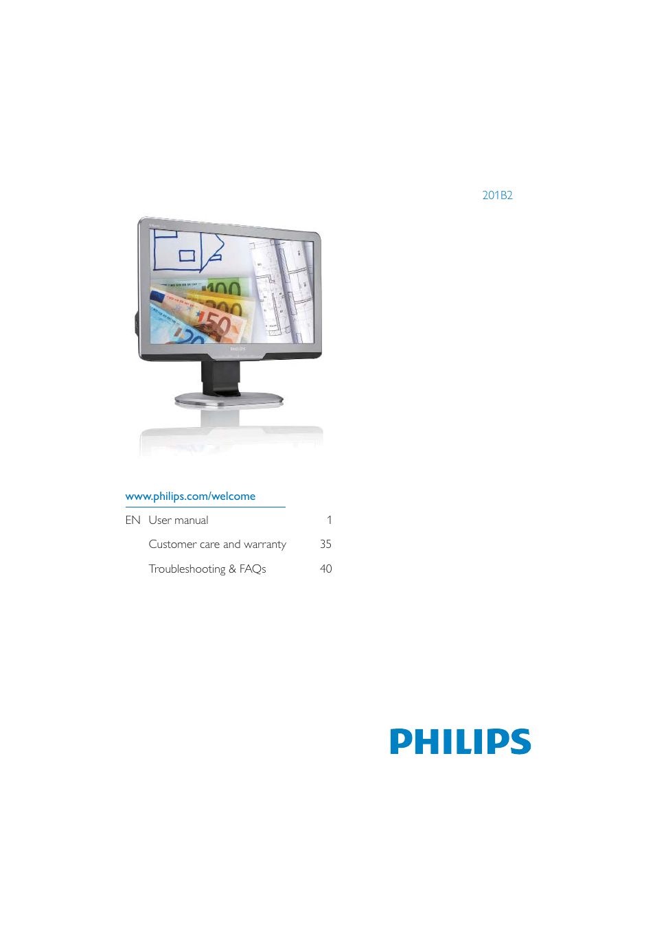 Philips 201BL2CS-00 User Manual | 47 pages