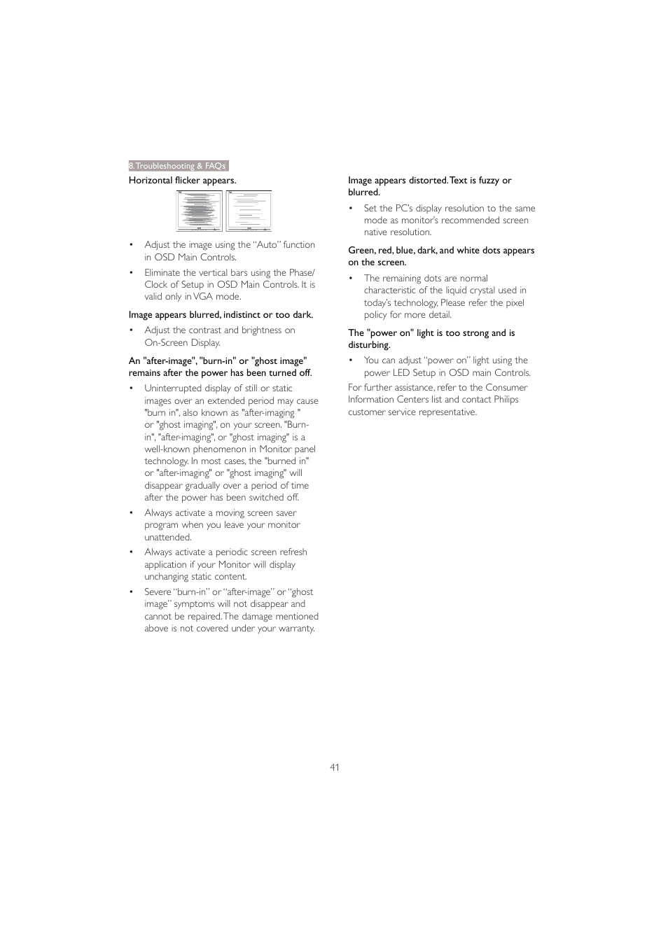 Philips 201BL2CS-00 User Manual | Page 43 / 47