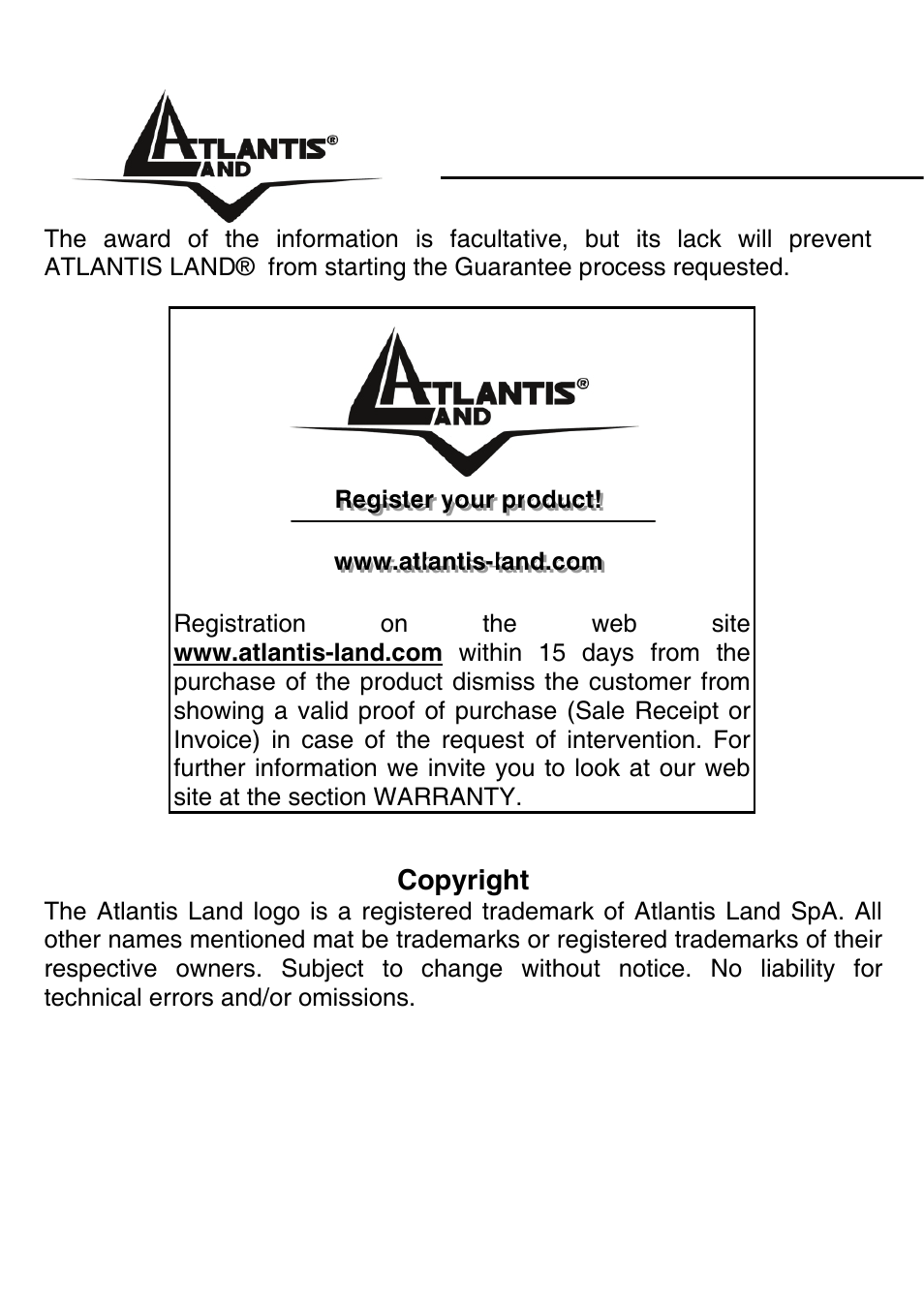 Atlantis Land WEBRUNNER USB A01-PU2 User Manual | Page 3 / 35