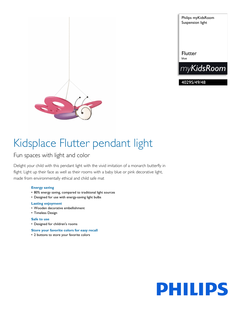 Philips 402954948 User Manual | 2 pages