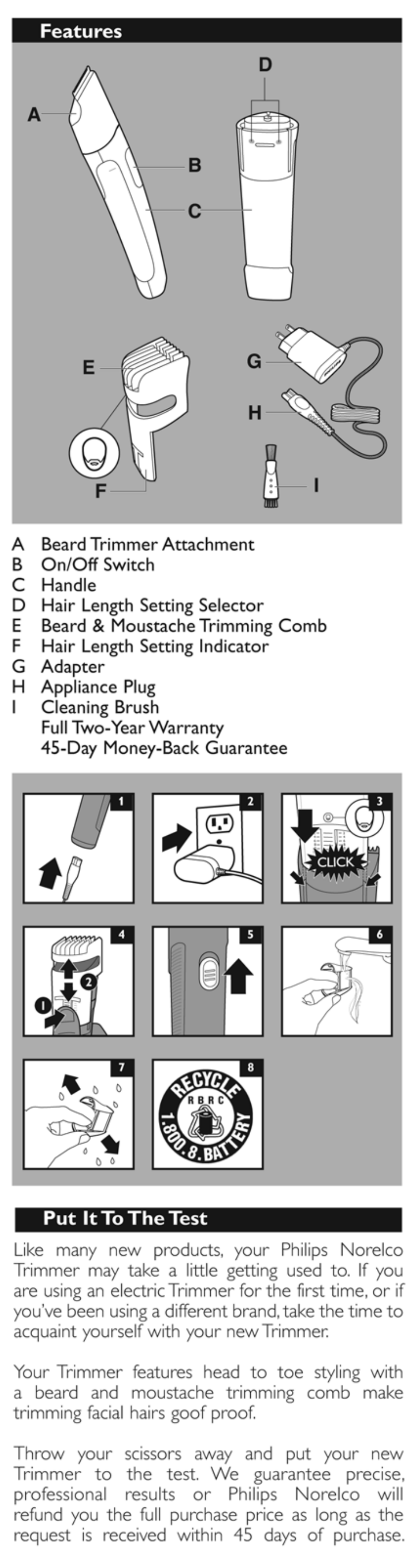 Philips QT4010-40 User Manual | Page 3 / 7