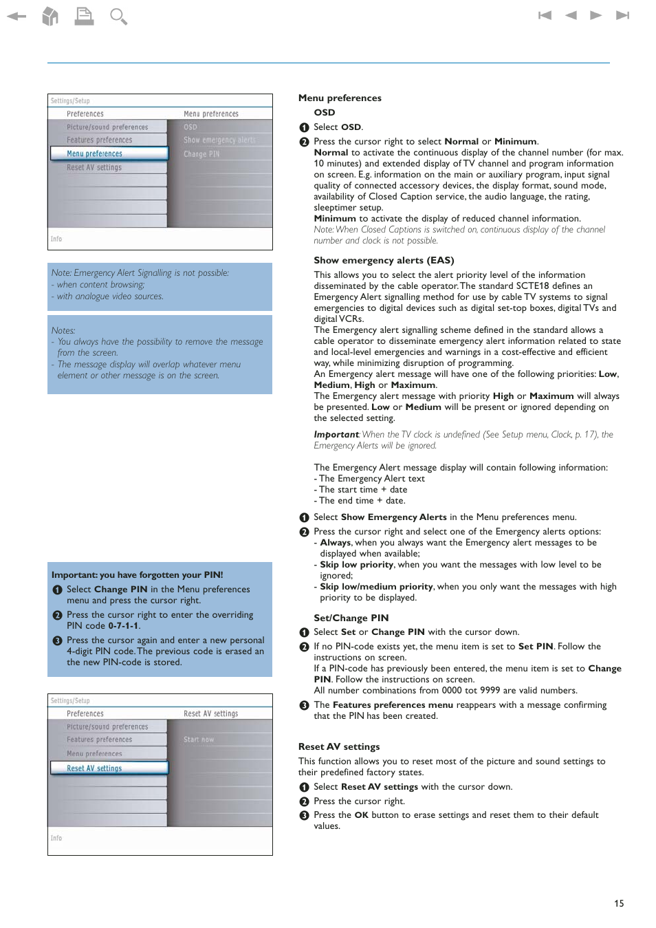 Philips 42" LCD flat HDTV Pixel Plus 2 HD User Manual | Page 17 / 54