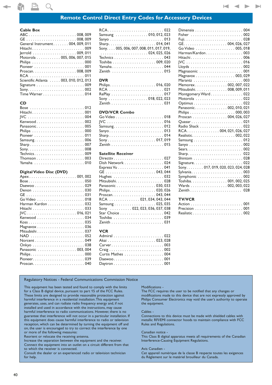 Philips 42" LCD flat HDTV Pixel Plus 2 HD User Manual | Page 42 / 54