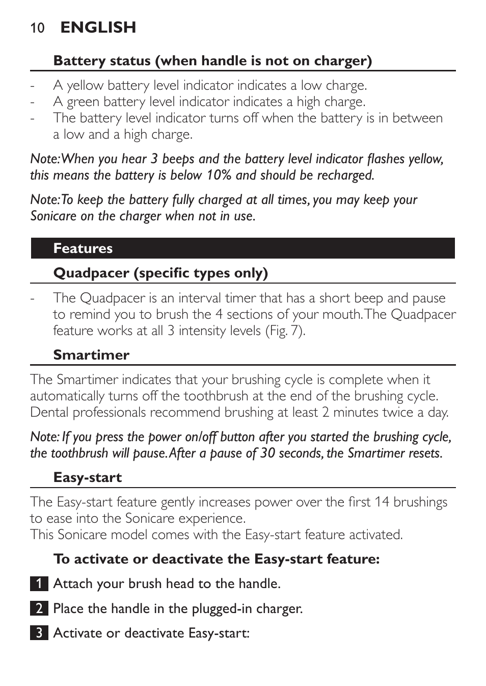 Philips HX6211-04 User Manual | Page 10 / 40