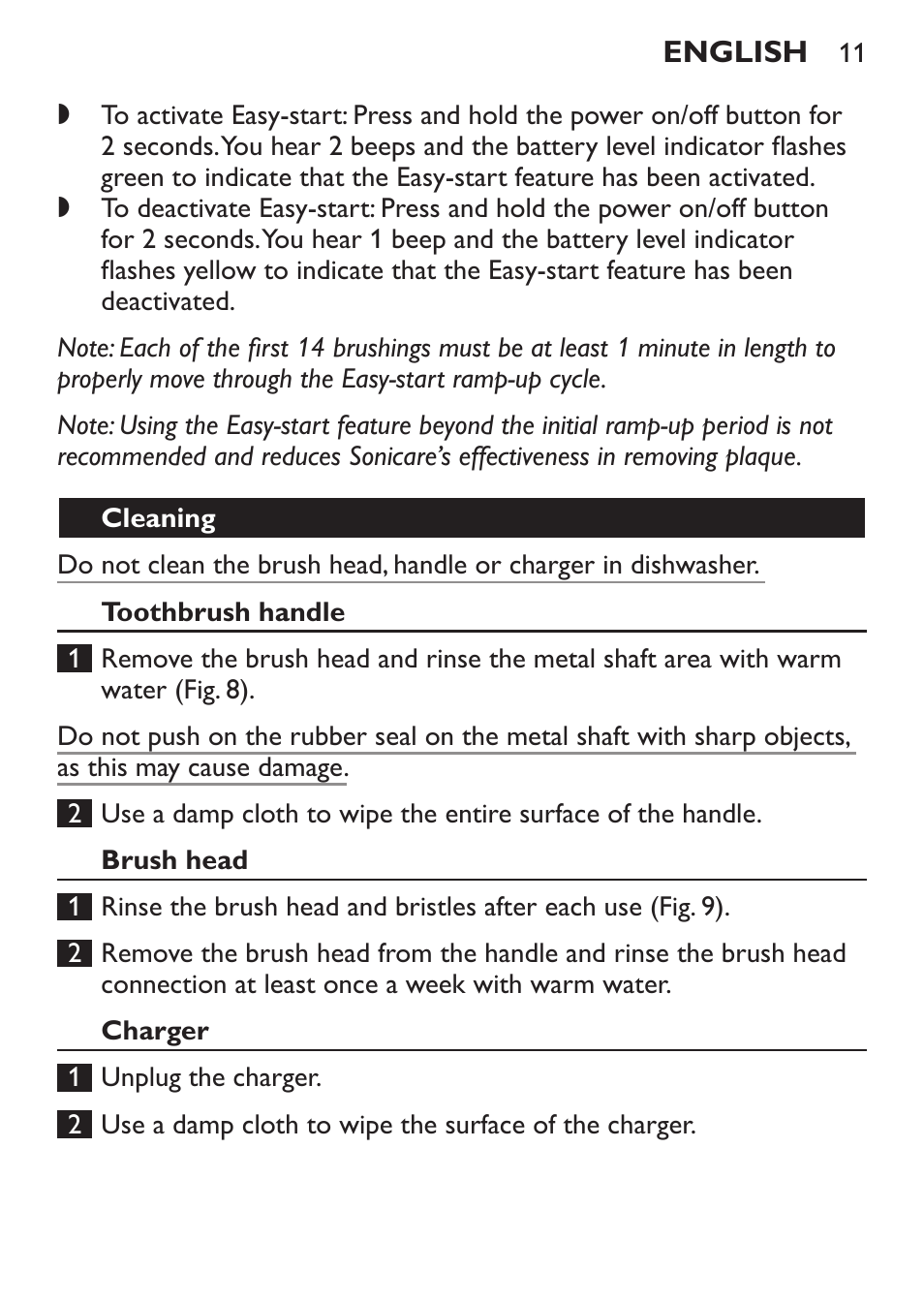 Philips HX6211-04 User Manual | Page 11 / 40