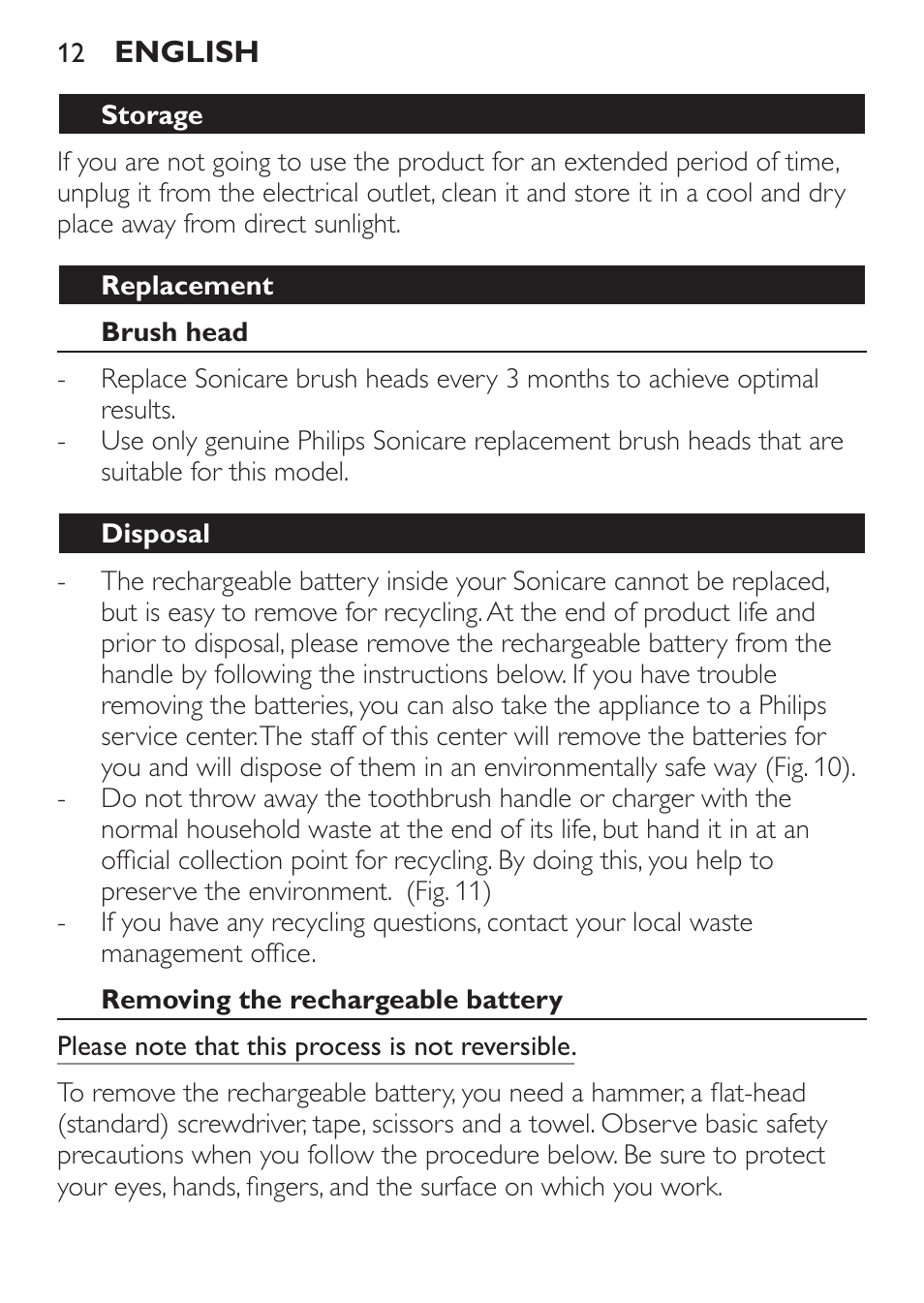 Philips HX6211-04 User Manual | Page 12 / 40