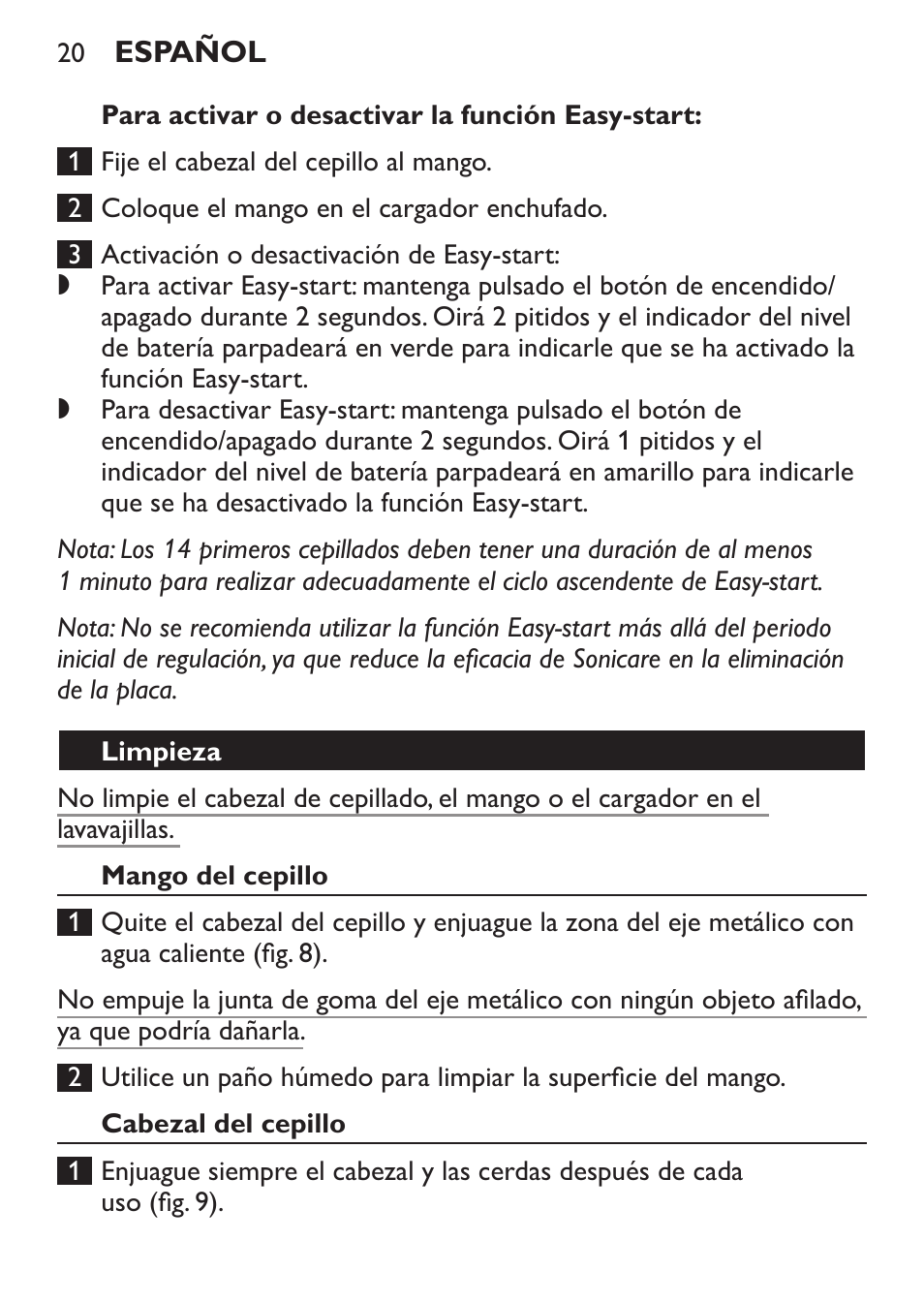 Philips HX6211-04 User Manual | Page 20 / 40