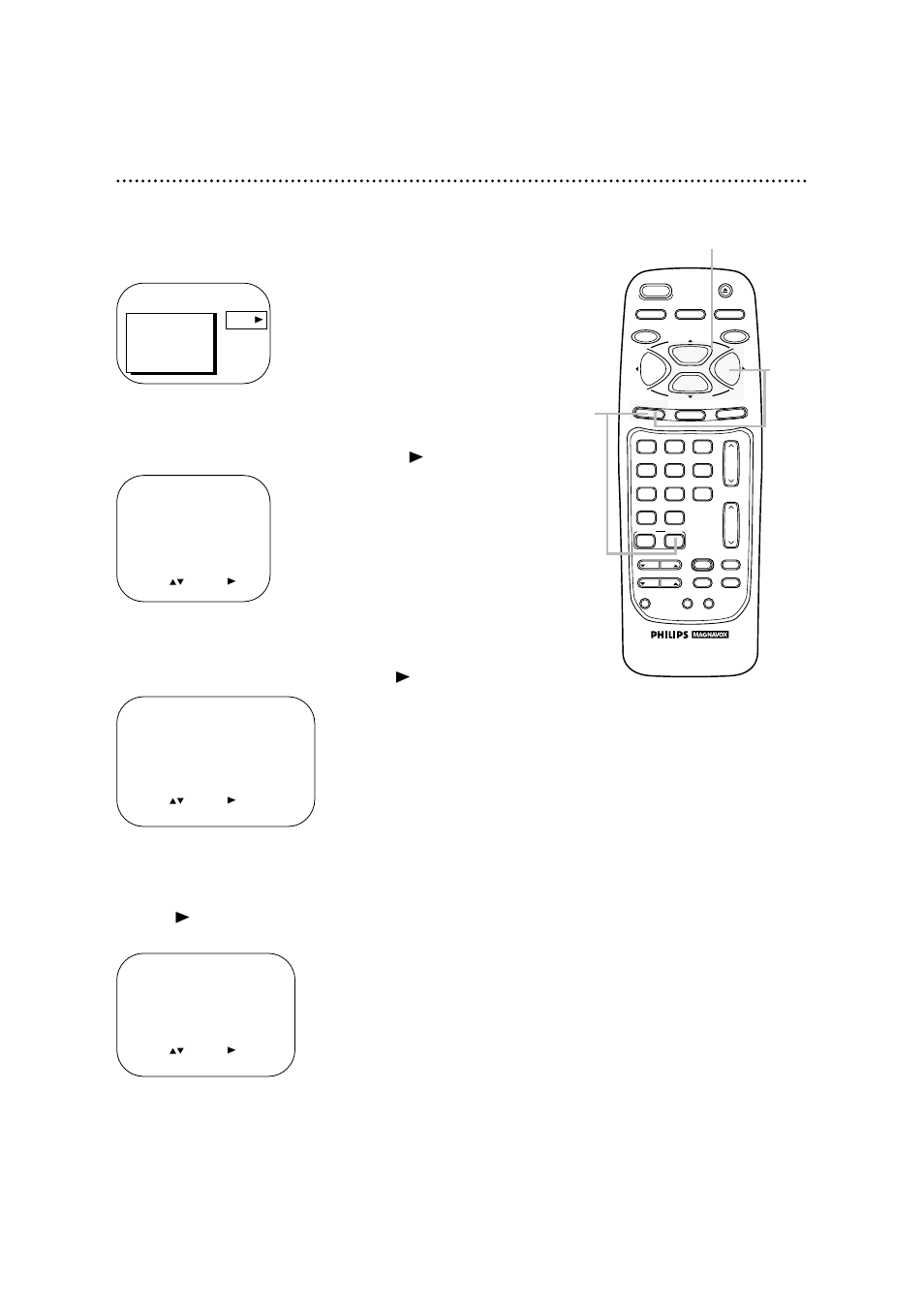 16 setting the clock (cont’d), Manual pbs channel selection, Press the combi button, then press the menu button | Philips CCA134AT User Manual | Page 16 / 68