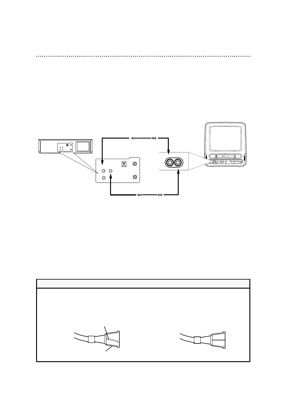 Hooking up the tv/vcr (cont’d) 7, Helpful hints, Plug in the tv/vcr | Before you turn on the tv/vcr, go to page eight | Philips CCA134AT User Manual | Page 7 / 68