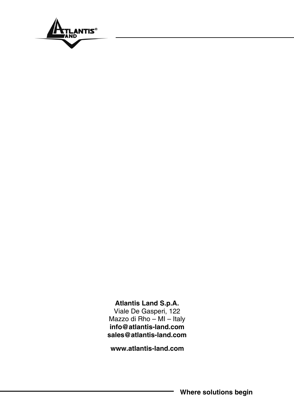 Atlantis Land U-108 User Manual | Page 8 / 8