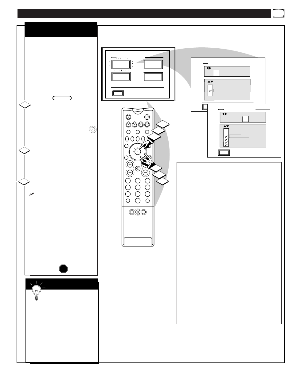 Eature, Ontrols, Continued | 12 s | Philips 60PP960199 User Manual | Page 23 / 58
