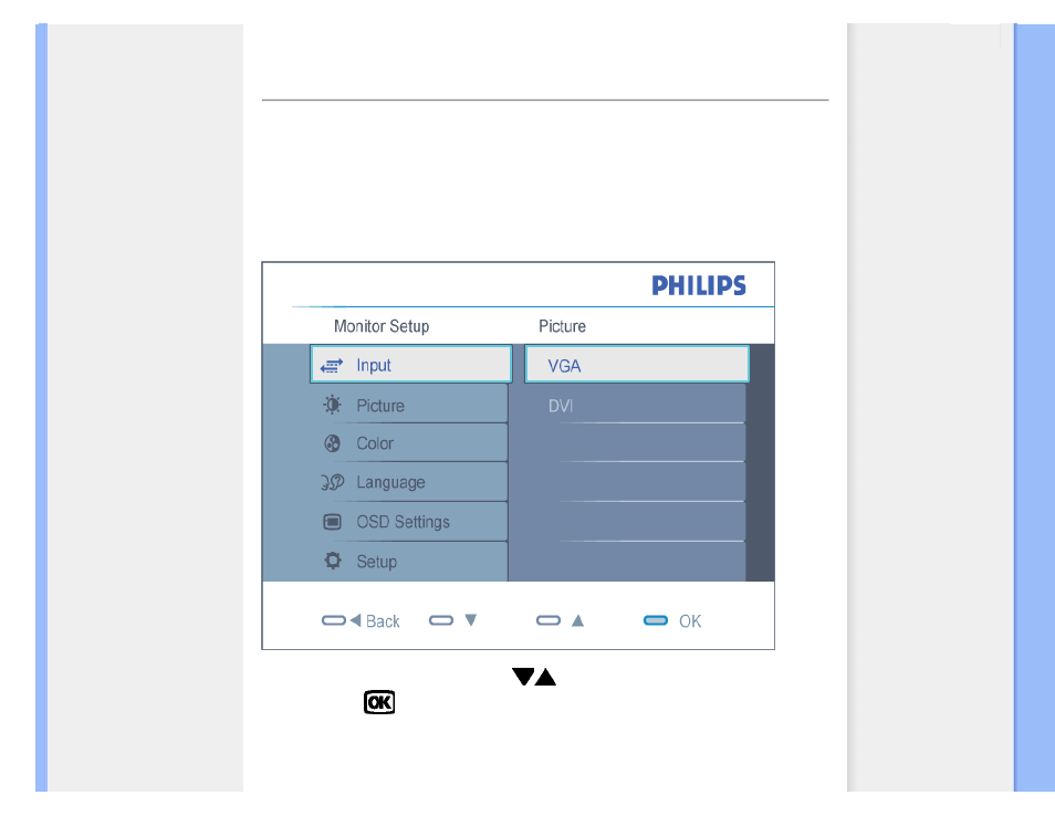 On-screen display | Philips 190S1SB-00 User Manual | Page 69 / 93
