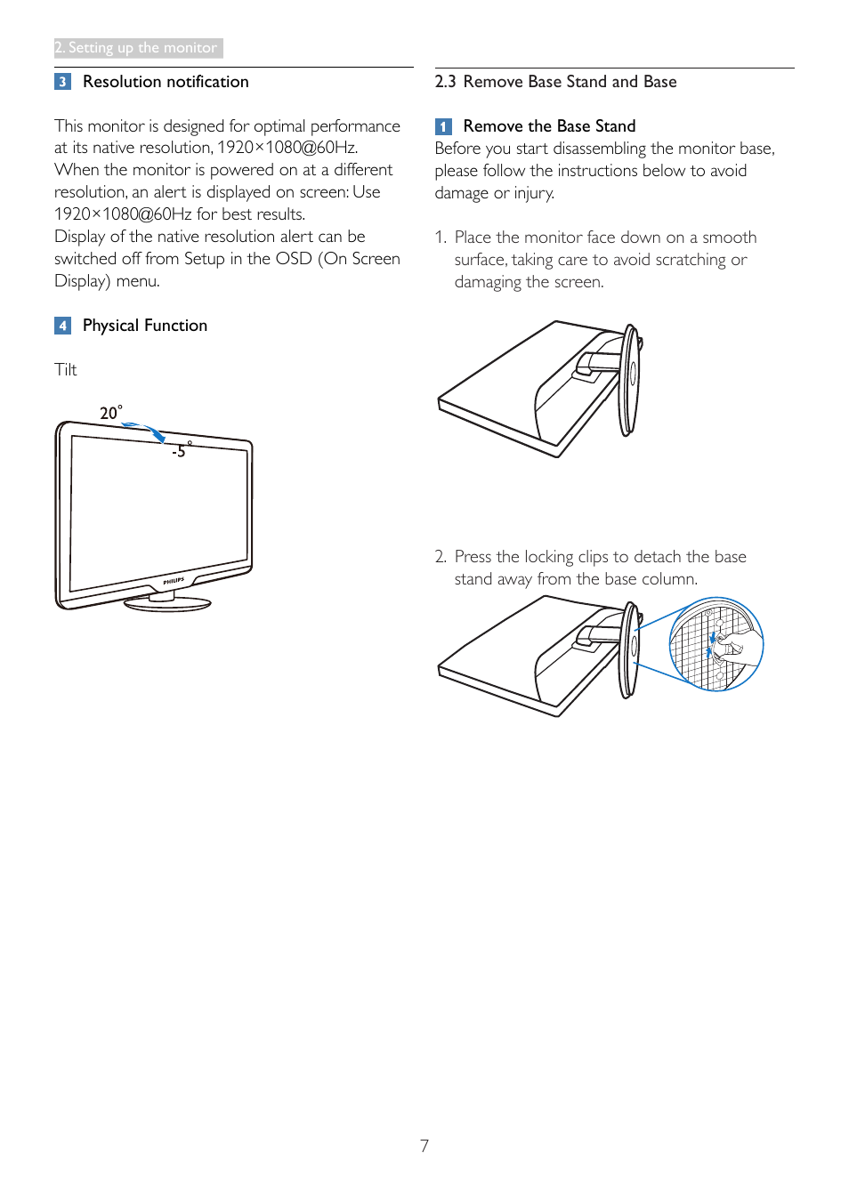 Philips 273E3LSB-00 User Manual | Page 9 / 41