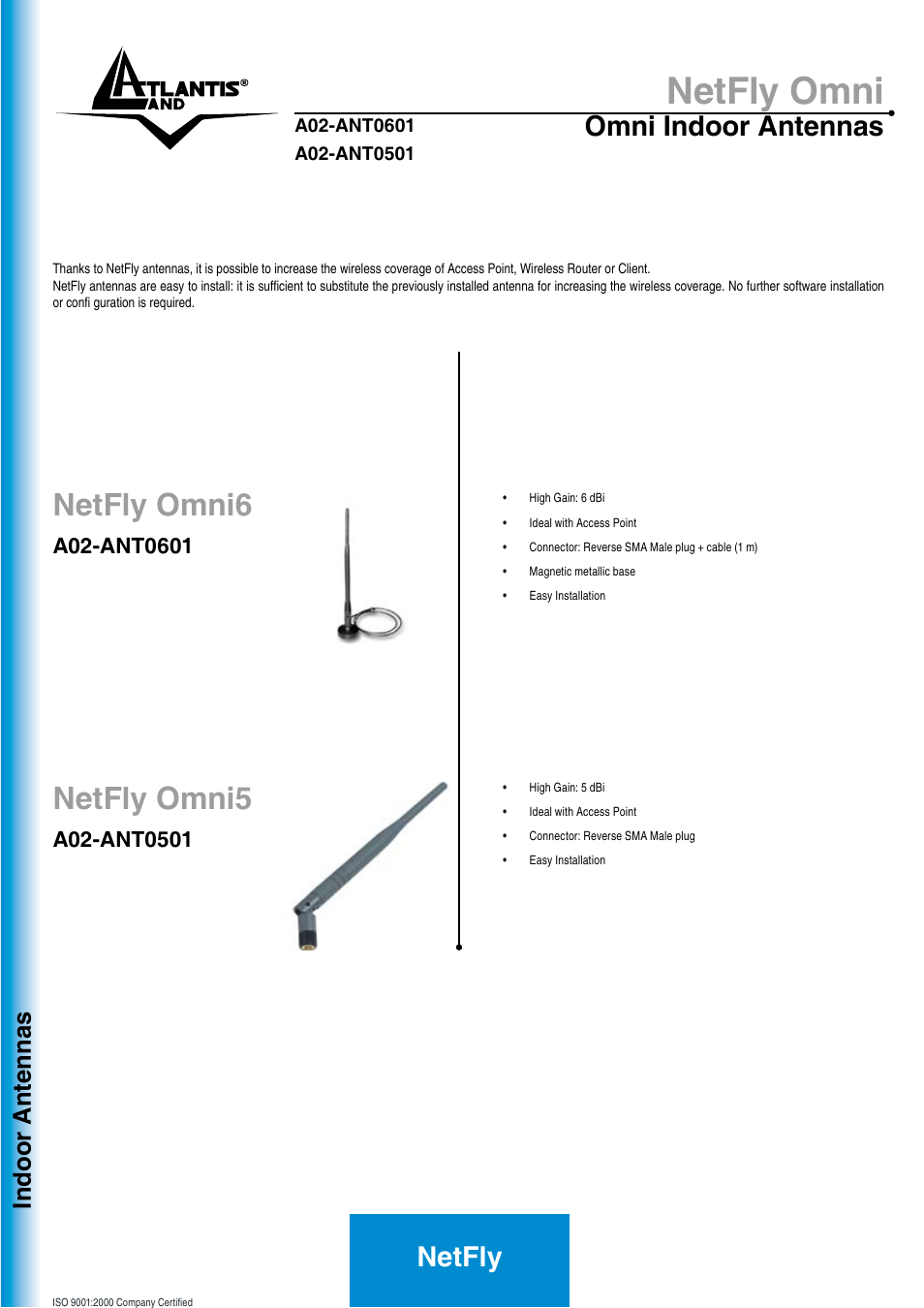 Atlantis Land A02-ANT0601 User Manual | 2 pages