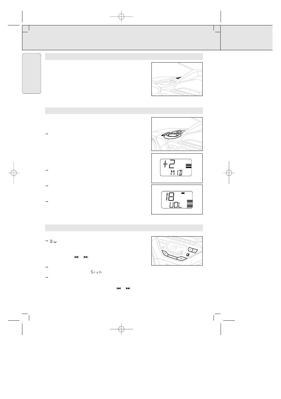 Basic functions digital tuner, English | Philips AZ157017 User Manual | Page 10 / 17