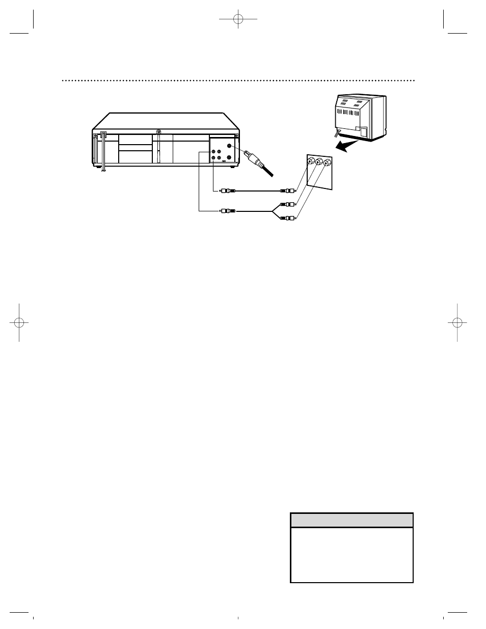 10 hookups with a stereo tv | Philips SVZ142AT99 User Manual | Page 10 / 48