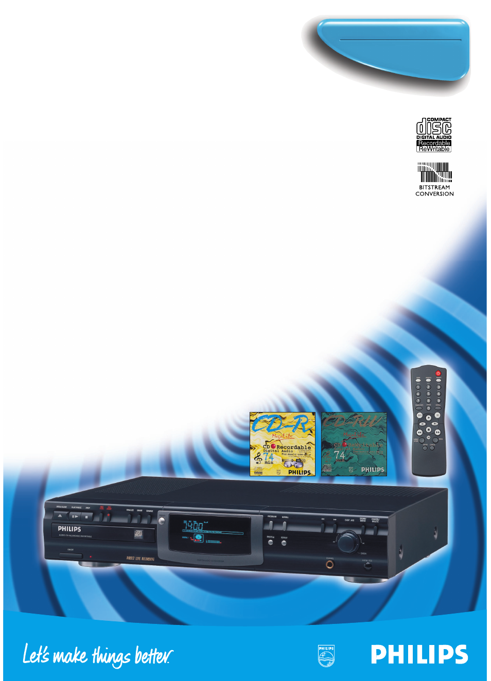 Philips CDR770BK User Manual | 2 pages