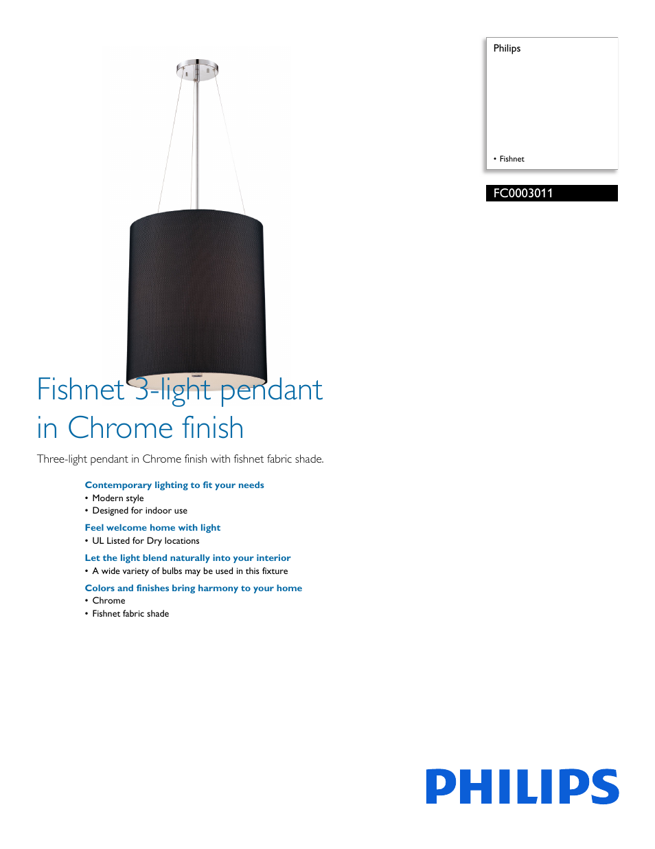 Philips FC0003011 User Manual | 2 pages