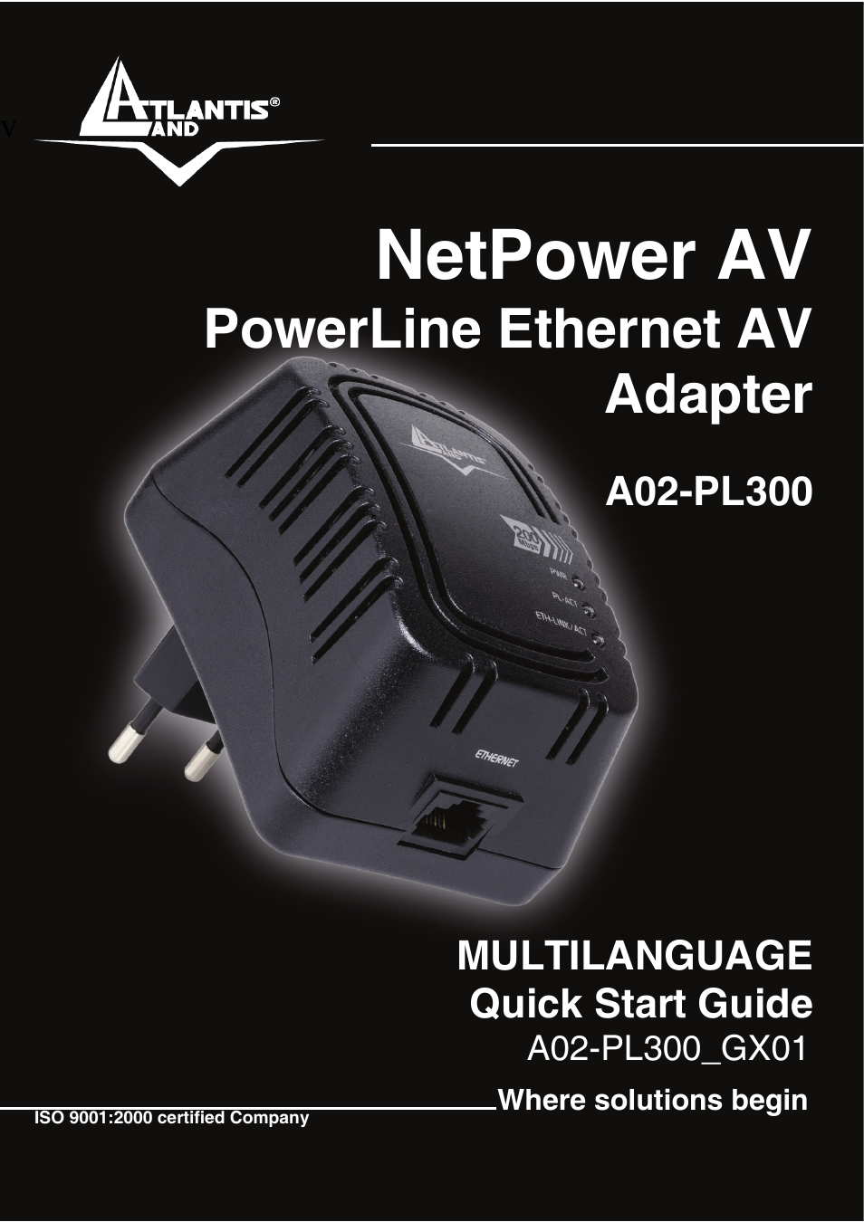 Atlantis Land A02-PL300 User Manual | 27 pages