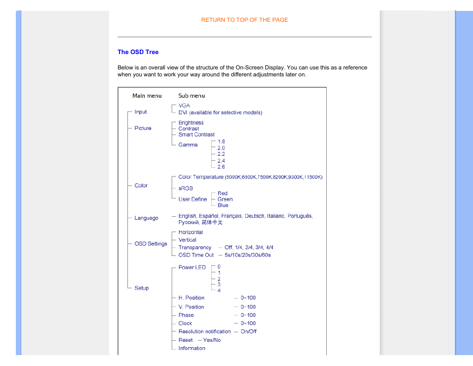 Philips 190SW9FB-27 User Manual | Page 73 / 110