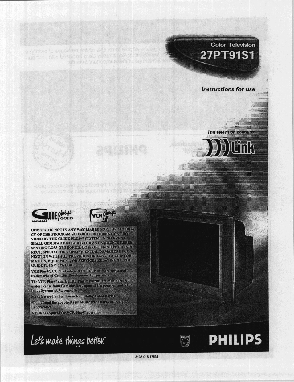 Philips 27PT91S User Manual | 62 pages