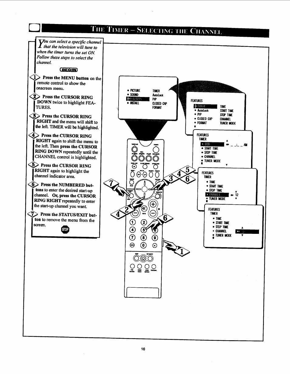 Tin: timi r ~ si:u:c i inc riu: c, Iianm | Philips 27PT91S User Manual | Page 22 / 62