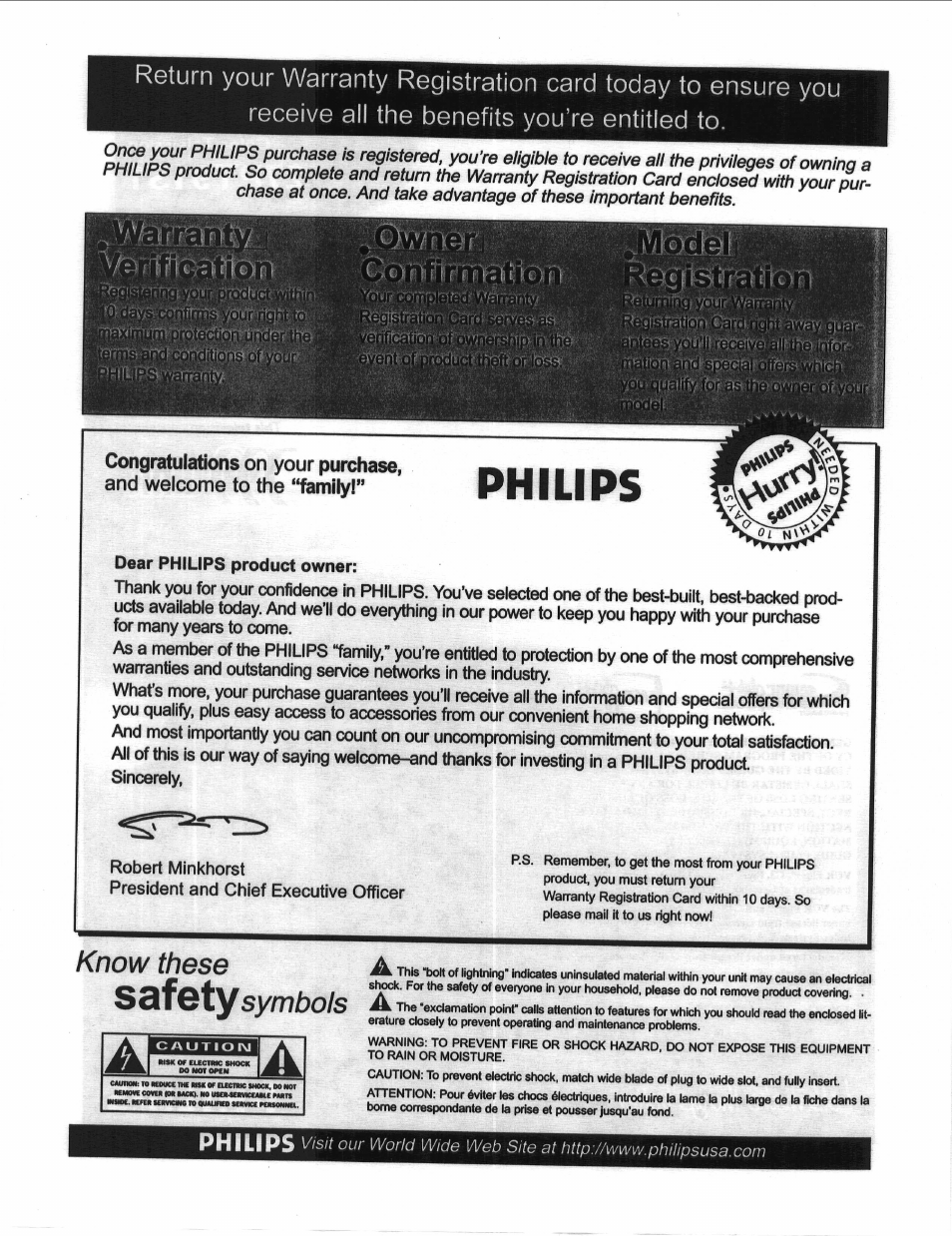 Philips | Philips 27PT91S User Manual | Page 3 / 62