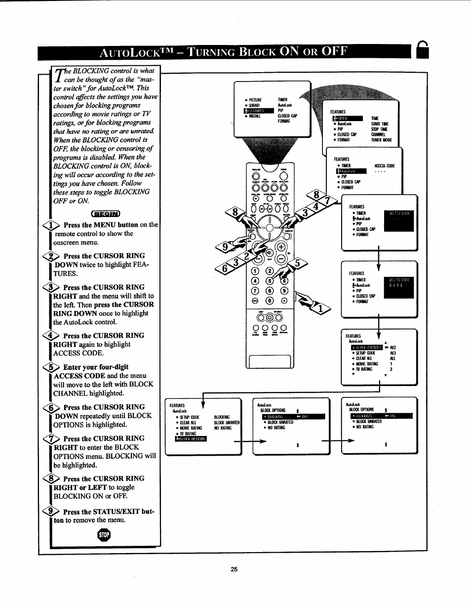 Autolocktf^i - t | Philips 27PT91S User Manual | Page 31 / 62