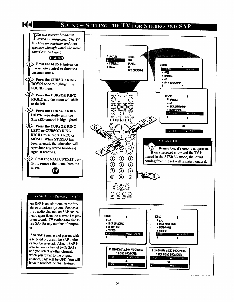 Soim) - si:n inc 1 hi: tv^ ior sti:ri:o and sap, Soim) - si | Philips 27PT91S User Manual | Page 40 / 62